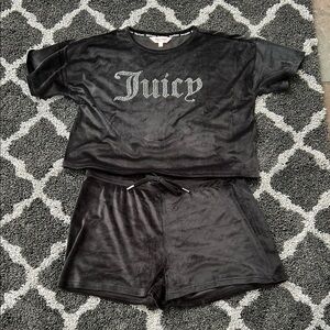 NWT Juicy Couture Black Pajama Set Size L